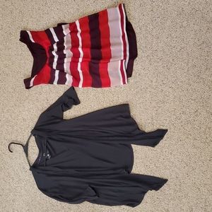 Newyork & Co full tank and cardigan